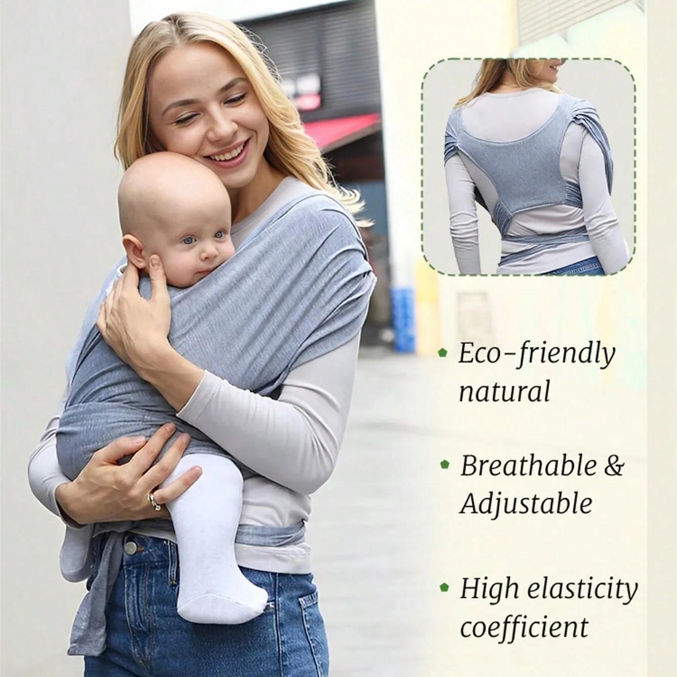 Sac à dos ergonomique pour bébé, écharpe pour nouveau-né avec sangles de sac à dos, Support en forme