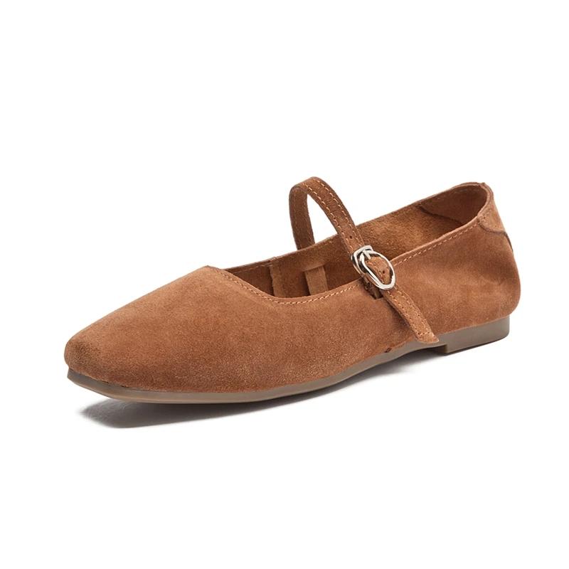 DIMANYU – Chaussures Mary Jane pour femmes, nouvelle collection 2026, en daim, antidérapantes, balle