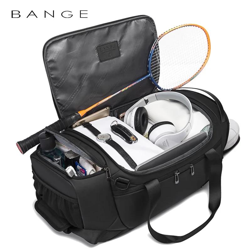 BANGE-Sacs de voyage étanches multifonctions unisexes, bagages de sport personnalisés, valises de sp