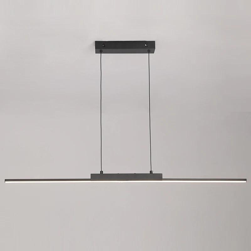 Suspension moderne Simple salle à manger lumière pour mur cuisine Long lustre salon suspension lampe
