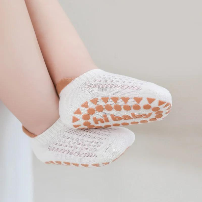 3 paires de chaussettes en coton à maille fine pour bébés, confortables, respirantes, pour enfants, 