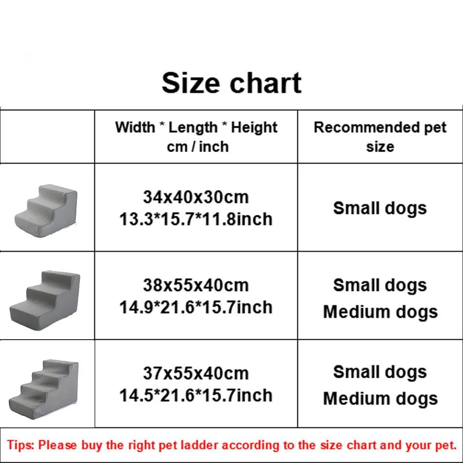 Escaliers pour animaux de compagnie jouets chat chien échelle 2 3 4 marches escaliers pour chiens ch
