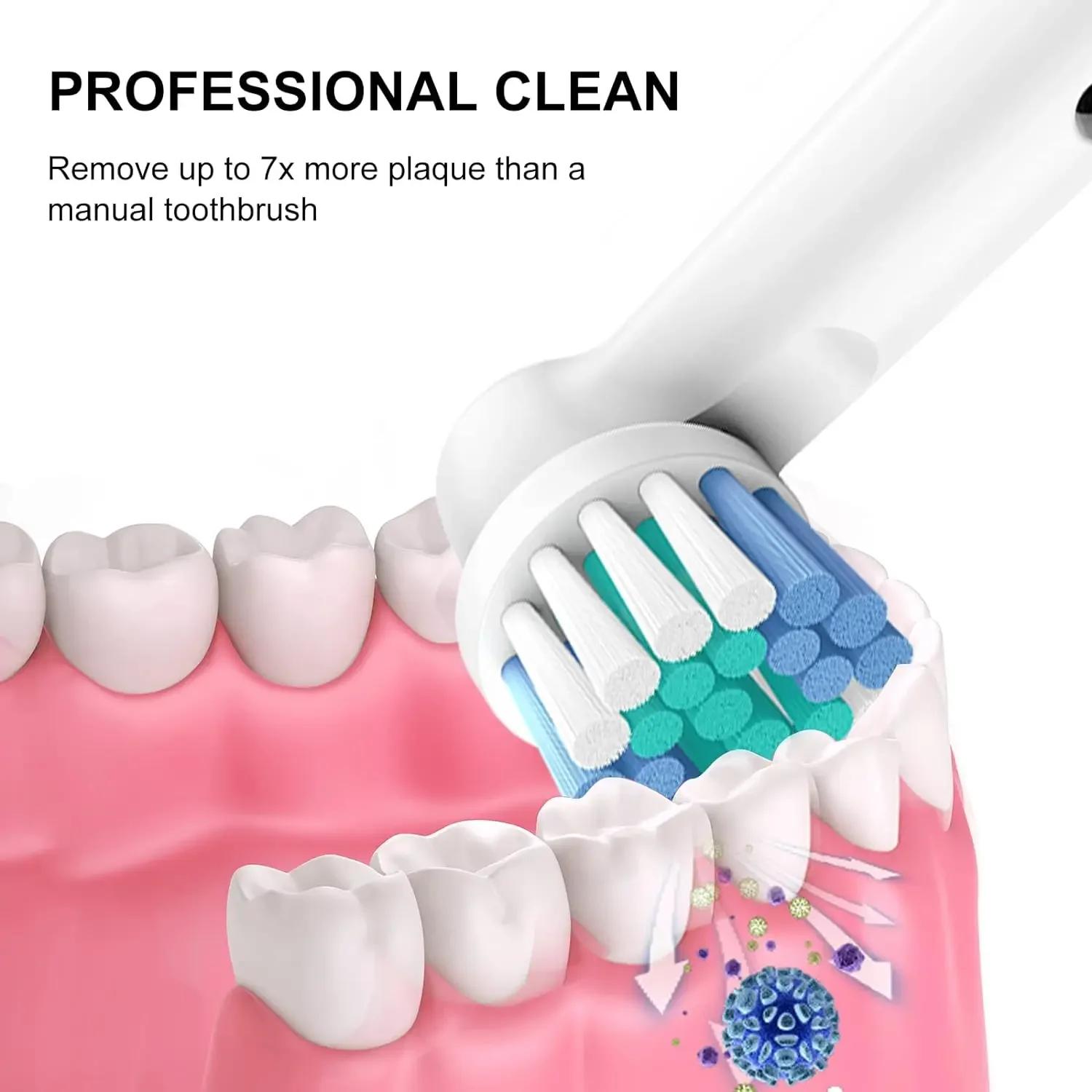 Têtes de brosse à dents électrique de rechange pour Oral-B, puissance avancée, Pro santé, triomphe, 