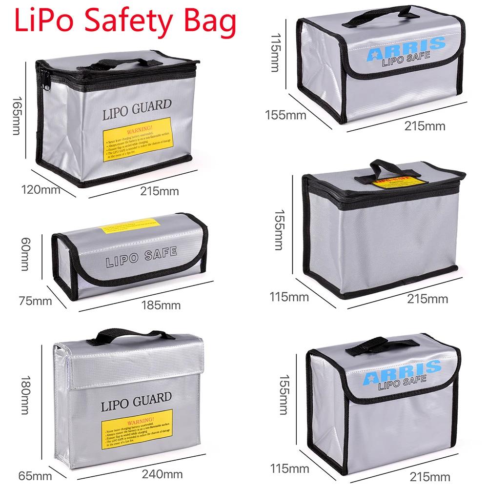 Lipo garde sac de sécurité ignifuge antidéflagrant Portable Lipo sac de sécurité 215*115*155mm pour 