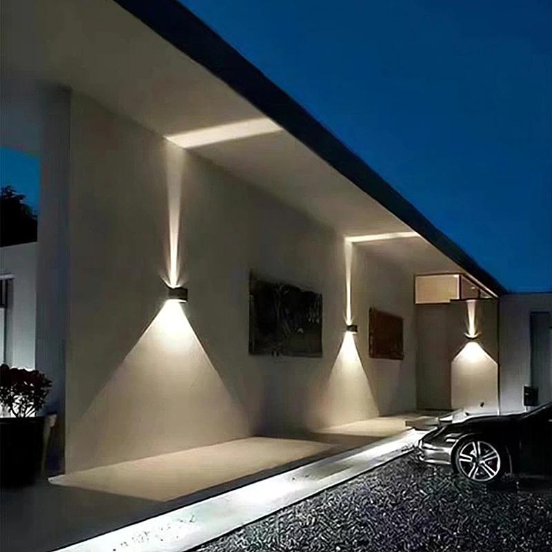 Applique murale LED imperméable conforme à la norme IP65, en aluminium, luminaire décoratif d'intéri