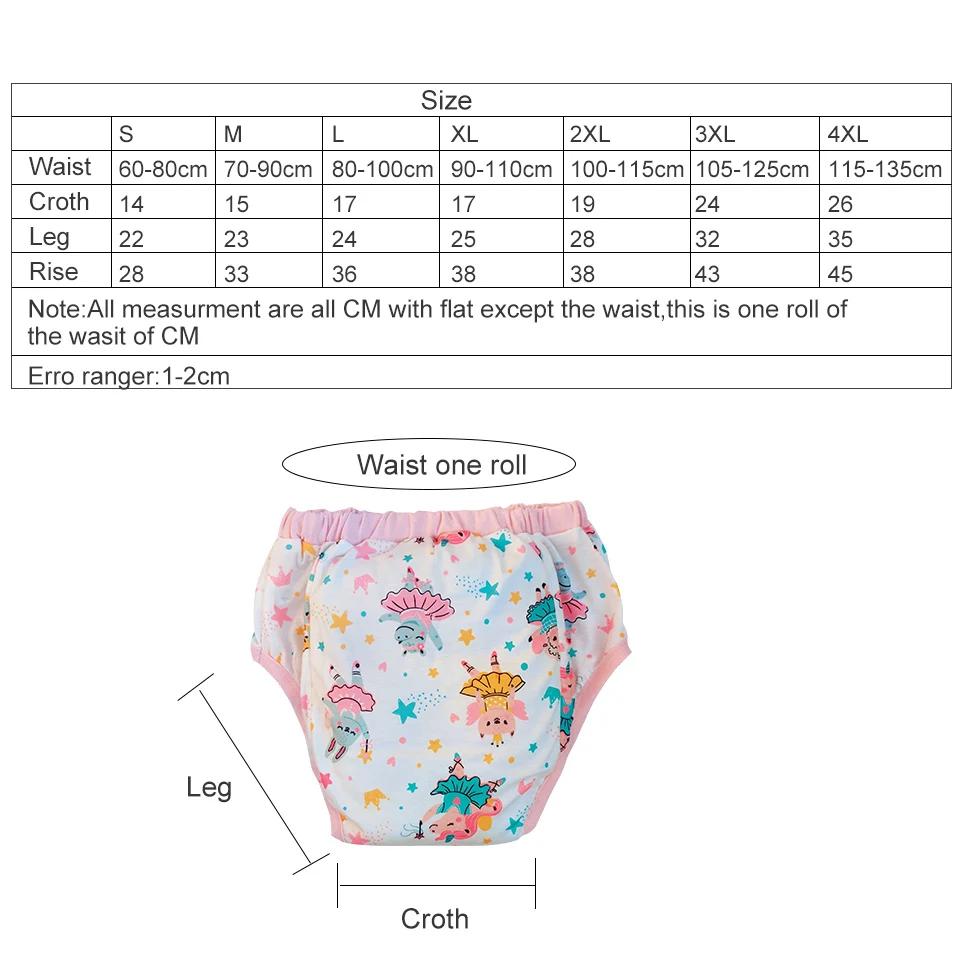 Culottes entraînement pot réutilisables adulte bébé - Couches lavables imperméables DDLG rose lapin