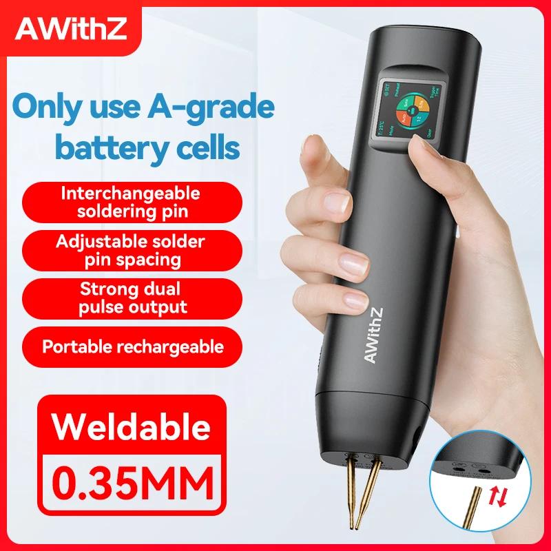 AWithZ soudeuse par points Portable bricolage Machine de soudage par points Portable 90 vitesses sou