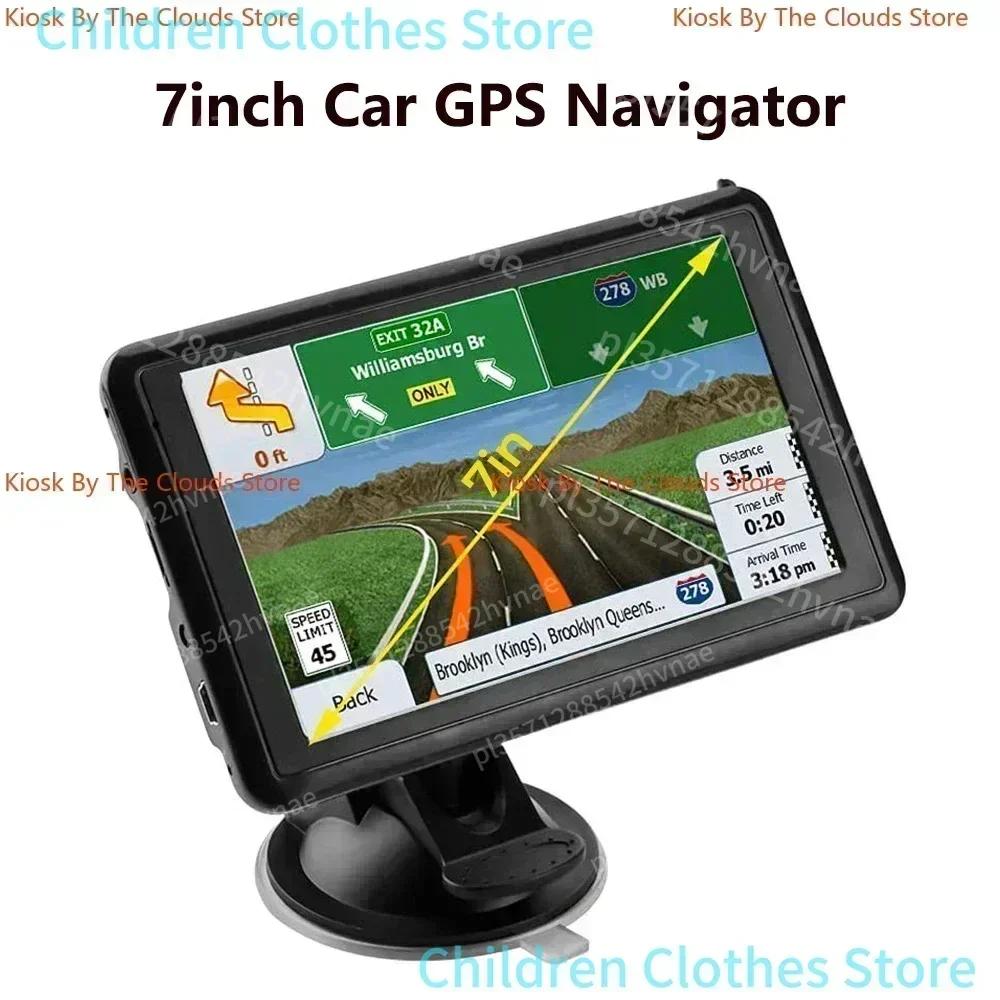 5 pouces/7 pouces voiture GPS Navigation HD écran tactile GPS navigateur camion Mode 3D Sat Nav 8G +