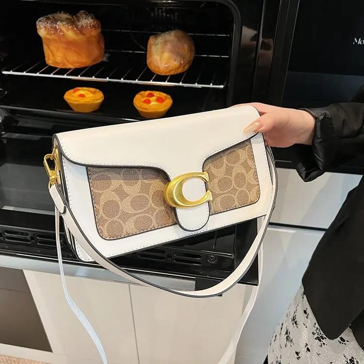 Sac messager en cuir de luxe pour femme – Design élégant, vintage, décontracté, simple, populaire, c