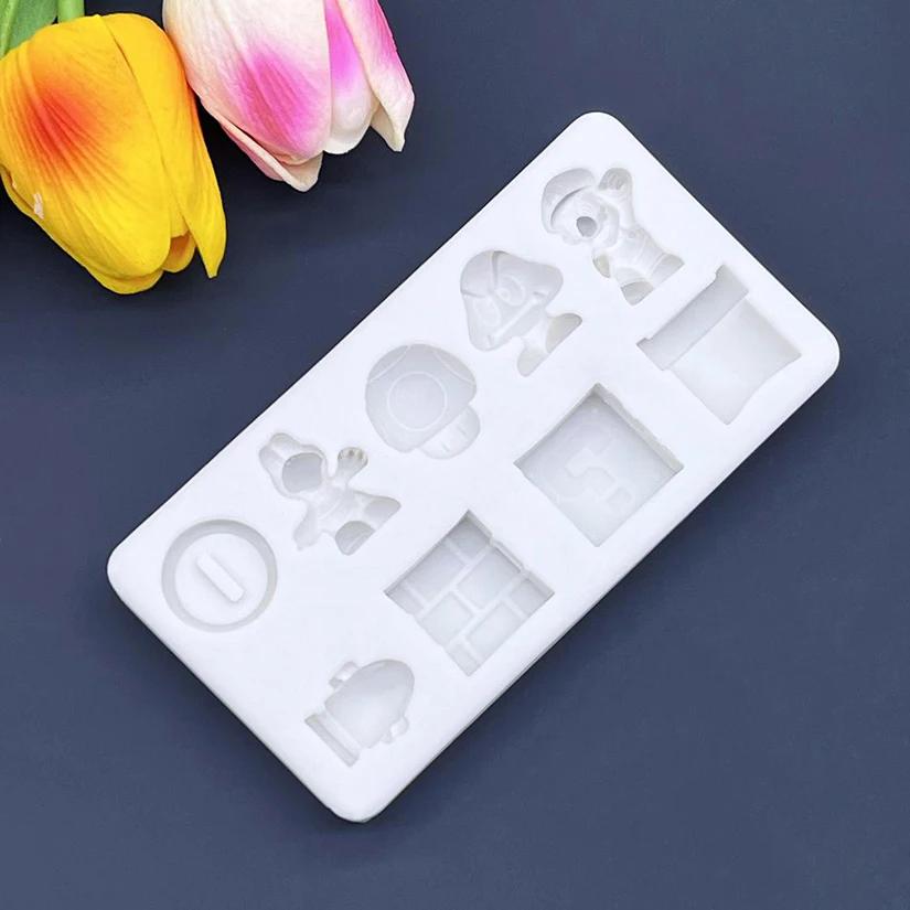 Moule de cuisson de gâteaux en Silicone, dessin animé, Sugarcraft, Cupcake au chocolat, outils en ré