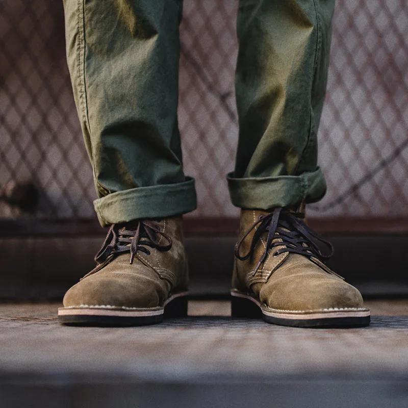 Bottes de travail pour hommes printemps Style américain bottes hautes dans le désert bottes militair