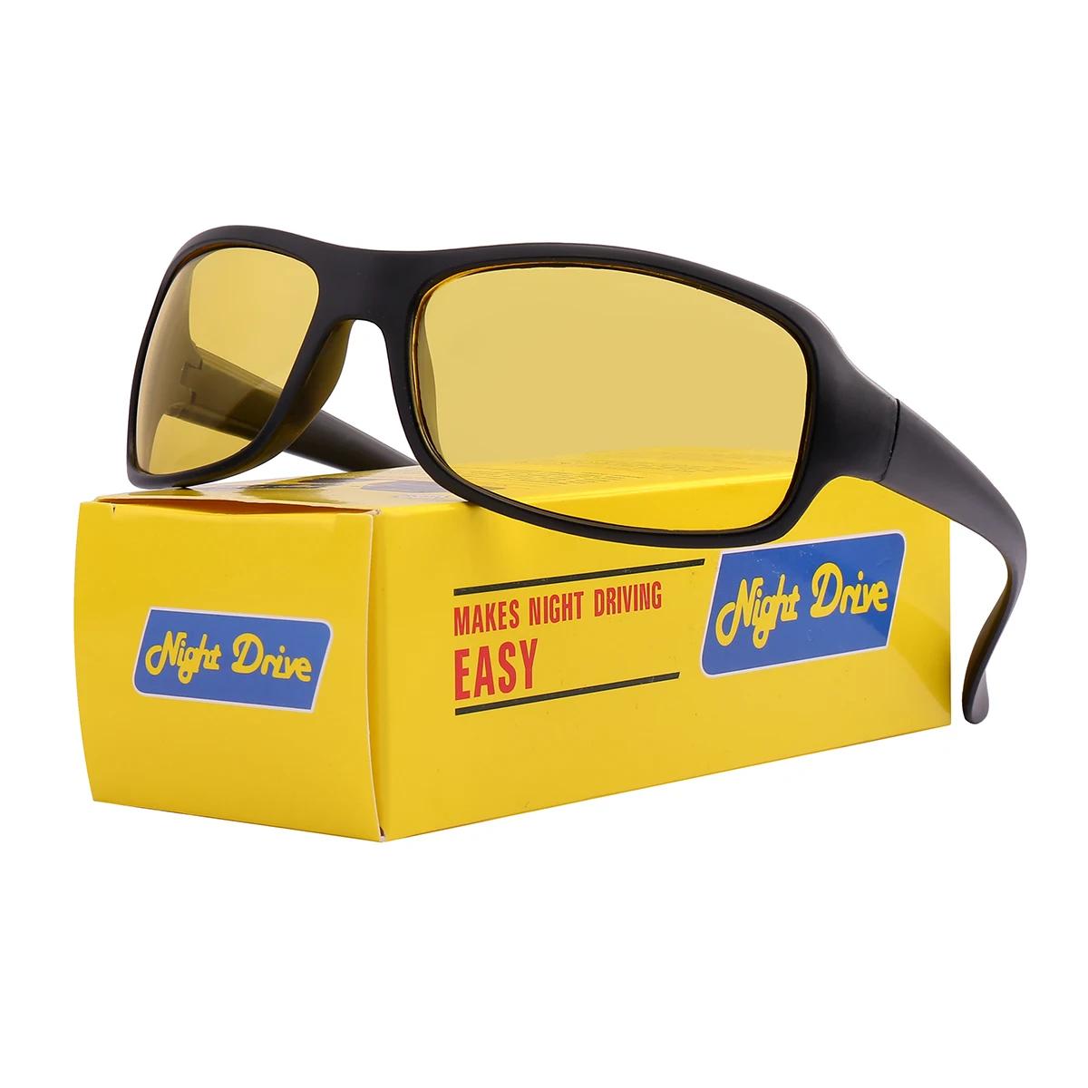 Lunettes de conduite pour hommes et femmes, lunettes de Vision nocturne Anti-reflet, coupe-vent, lun