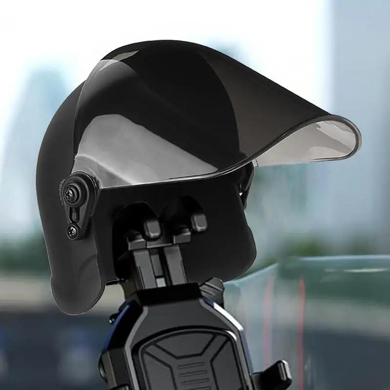 Support de téléphone portable pour moto, pare-soleil, casques de montage, petits casques de téléphon
