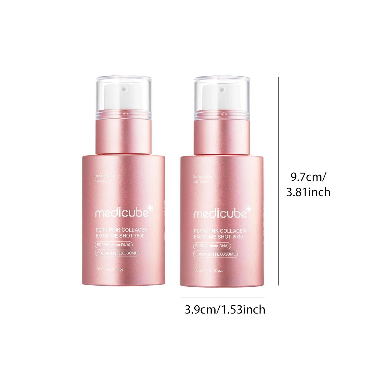 Medicube PDRN Pink Collagen Exosome Shot, Lissant et à absorption rapide, Aide à maintenir l'équilib
