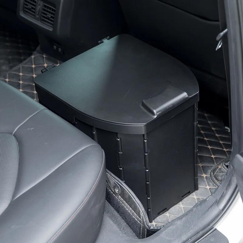 Toilettes portables pliantes avec couvercle, pour adultes et enfants, pour voiture, plage, randonnée