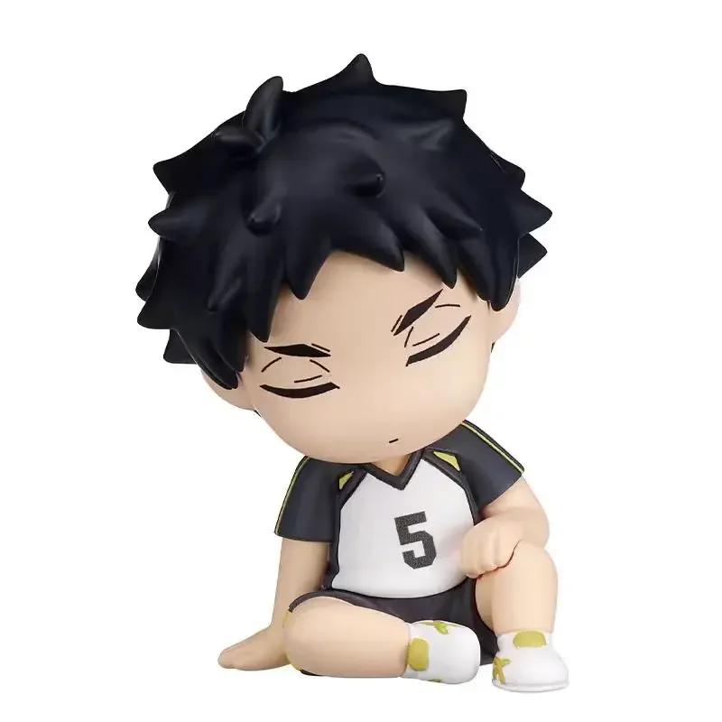 Figurine d'action authentique 2 Haikyuu Style de sommeil iwaizumi hajime Akaashi Keiji Oikawa Tooru 