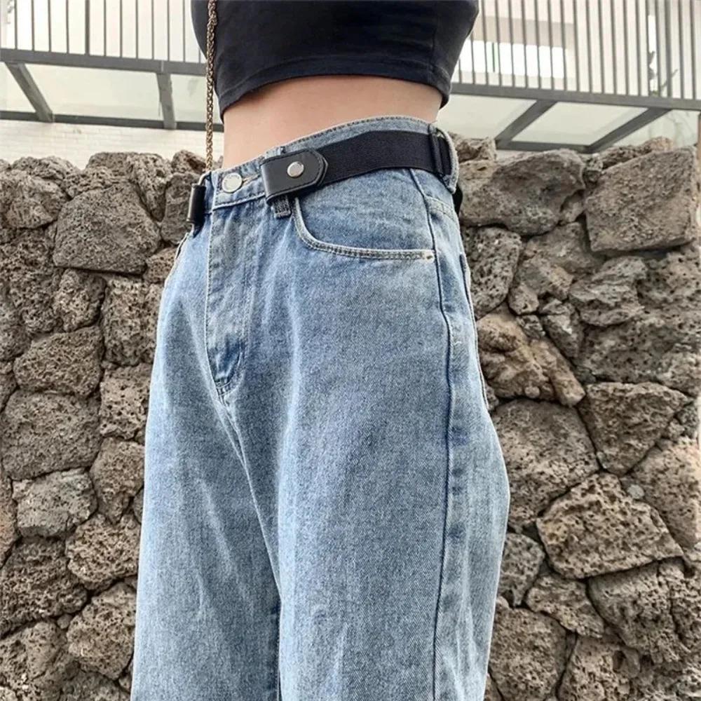 Ceinture extensible réglable sans boucle ceinture Invisible pour femmes hommes jean facile à porter 