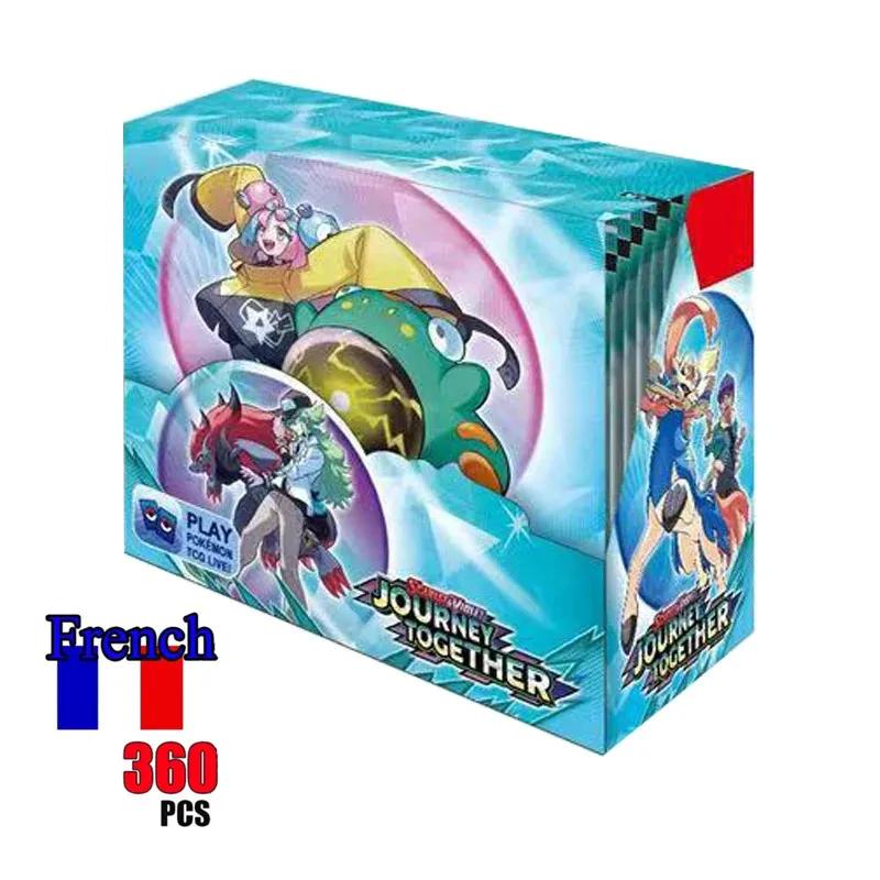 Carte Pokemon française, 360 pièces, évolutions prismatiques, étincelles, pour violoncelle, Booster 