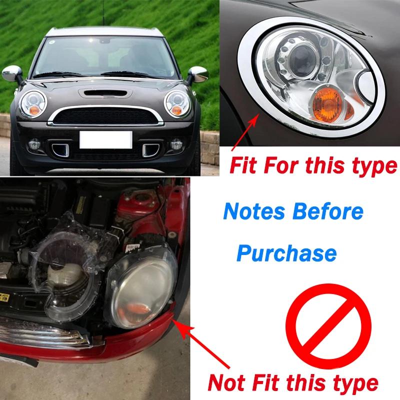 Couvercle de lentille propre pour phare, coque d'abat-jour adaptée à MINI R56 2007 – 2015 Cooper S, 