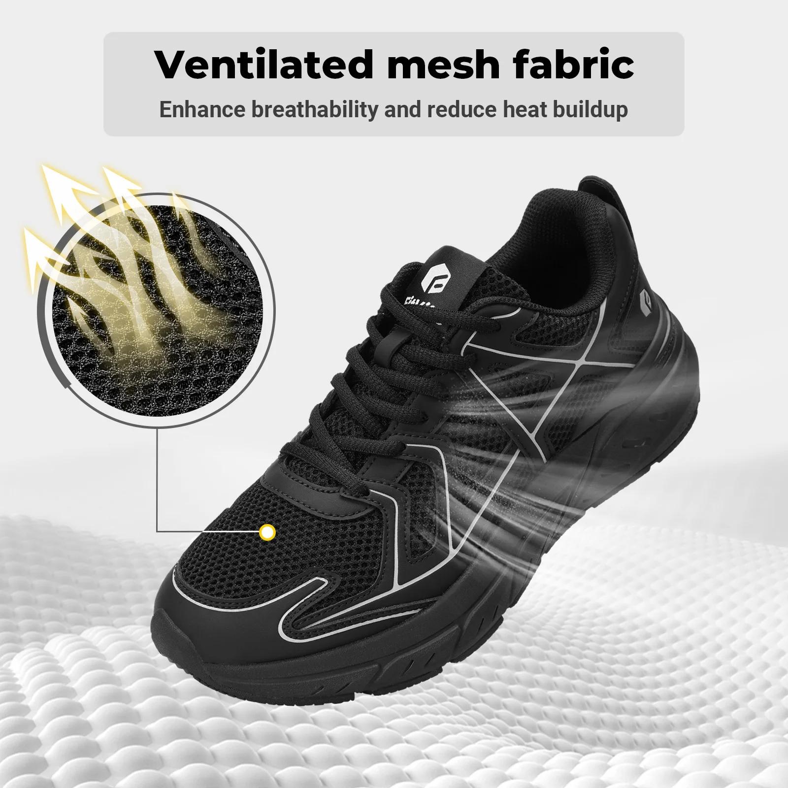 Chaussures de marche Fittington, baskets décontractées à amorti extra large, résistantes à l'usure, 