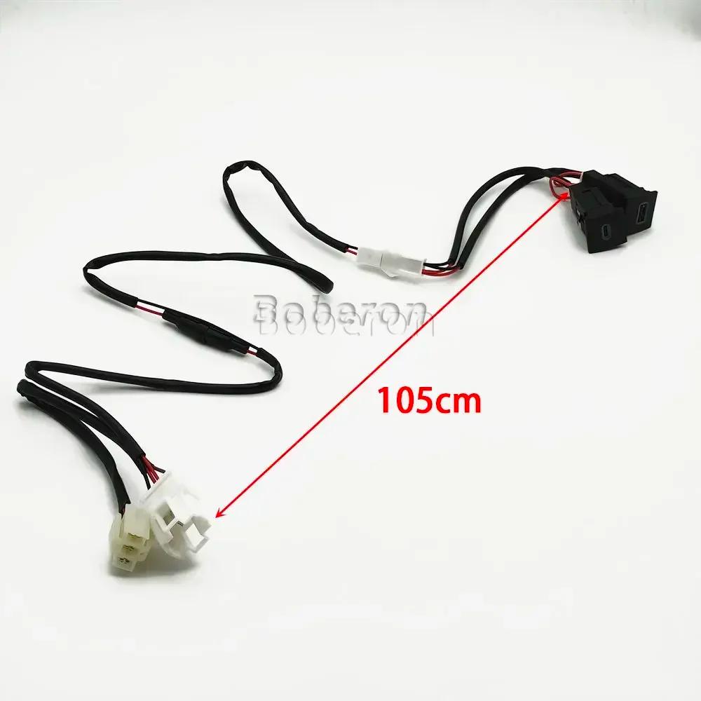 Chargeur de voiture 12V/24V USB QC3.0, prise de charge, adaptateur d'alimentation PD Type C pour VW 