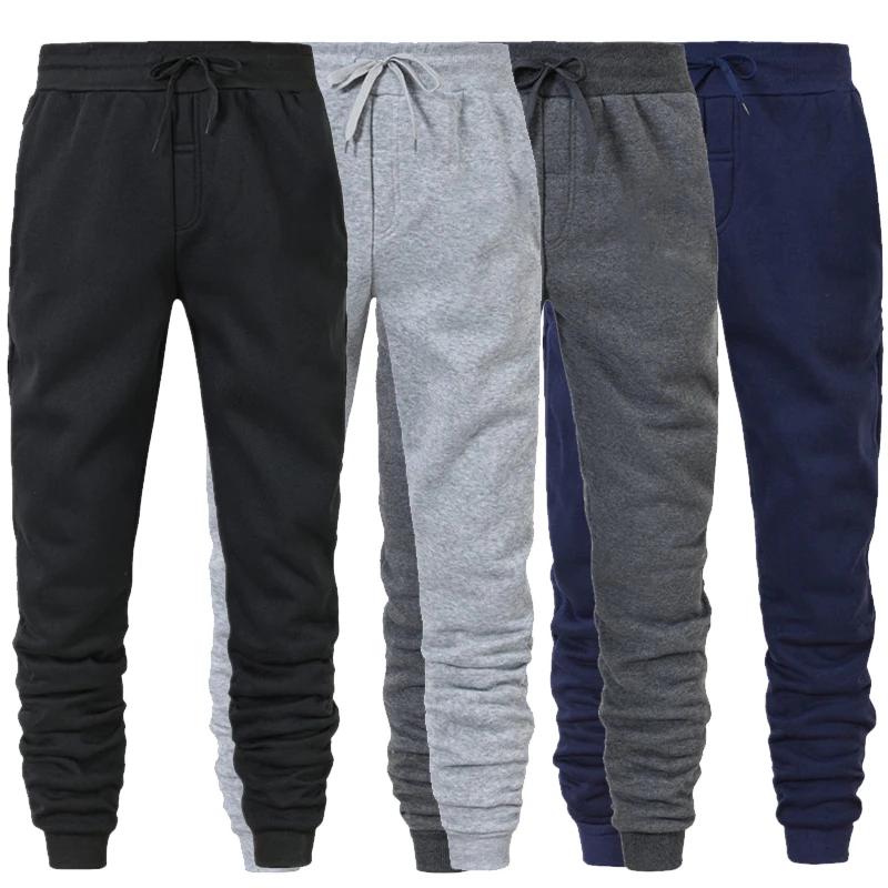 Viser de sport longs décontractés pour hommes, pantalons de survêtement de jogging, jogging d'entraî
