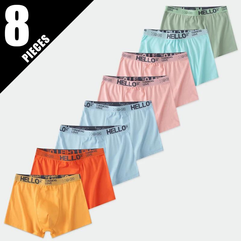 5/10 Pack Hommes Noir Or Imprimé Boxer Sous-Vêtements Confortable Et Polyvalent Grande Taille Sexy J