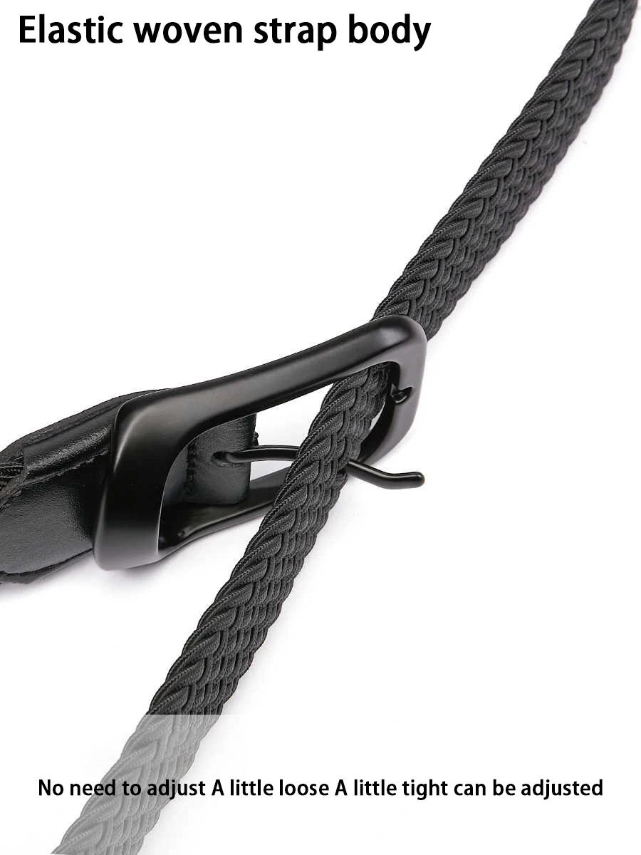 Ceinture de tissage ceinture à la mode pour hommes pour jeunes adultes ceinture de pantalon en toile
