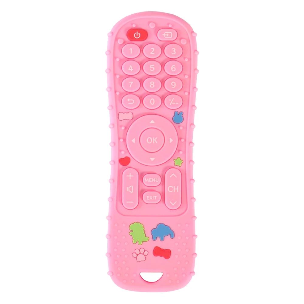 Anneau de dentition en silicone avec télécommande, jouets pour enfants, philosophie sensorielle Mont