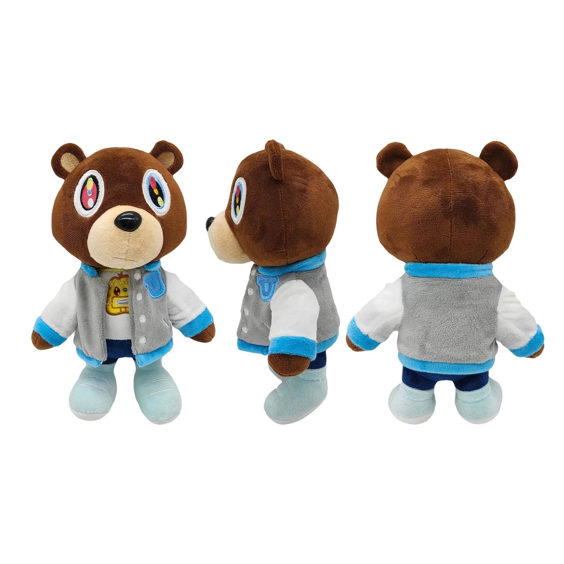 Ours en peluche Kanye abandonné Kawaii 26cm, jouets en peluche Kanye West pour remise de diplôme, pe