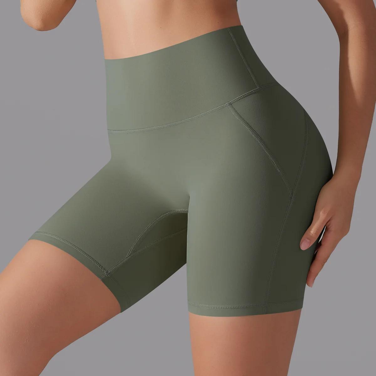 Short de Yoga court pour contrôle du ventre, levage des fesses, short de gymnastique, Fitness, taill
