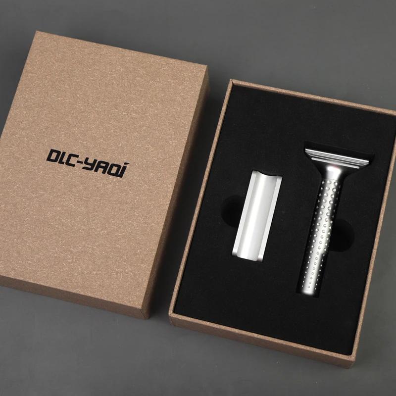 Yaqi Sputnik – rasoir et support de sécurité en aluminium pour hommes