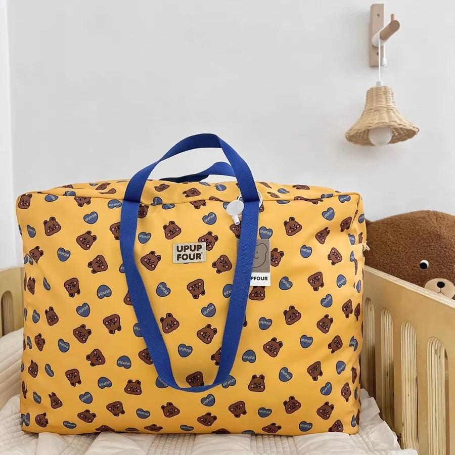 Sac rangement grande capacité imperméable pour couettes vêtements bébé organisateur voyage famille