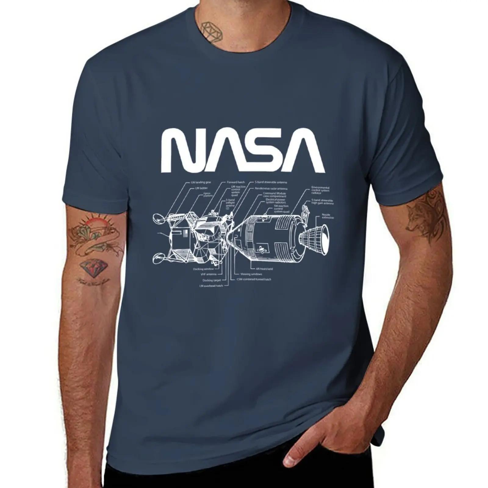 Apollo 13 T-ShirtNASA mission apollo 13 T-Shirt homme plaine anime t-shirts pour homme T-Shirt