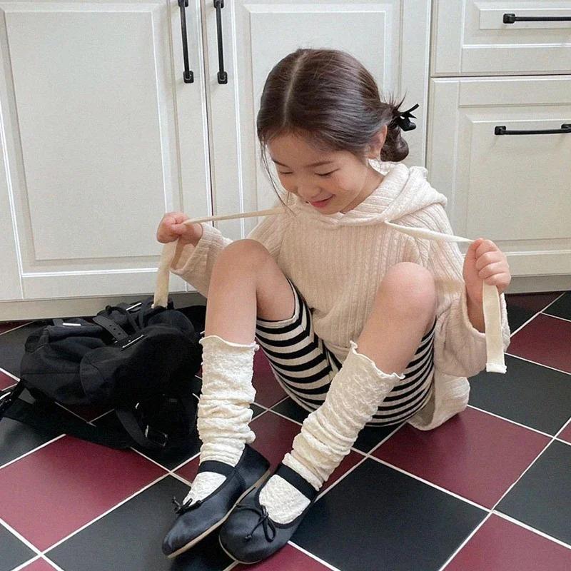 Été nouveaux enfants solide Shorts coton filles Leggings rayé bébé Stretch pantalon infantile enfant