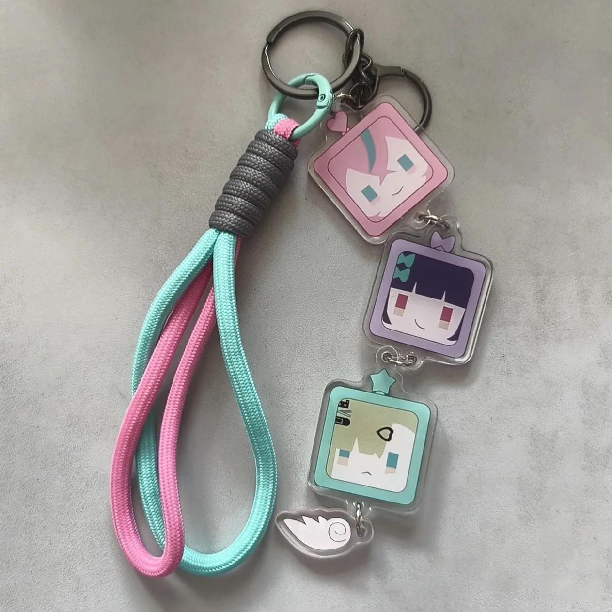 Porte-clés en acrylique Game Zenless Zone Zero Angels of Delusion Sunna Aria Nangong Uha Cosplay, ac