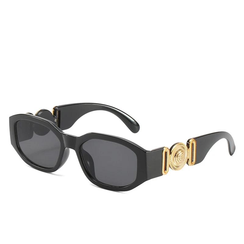 Vintage carré luxe petite monture lunettes de soleil hommes femmes Rectangle marque Design mode carr