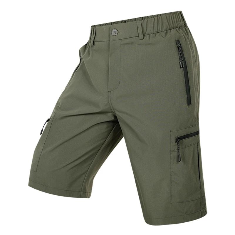 Shorts cargo d'été à séchage rapide pour hommes, shorts de travail légers multi-poches, imperméables