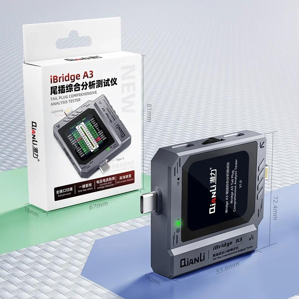 QIANLI iBridge A3 détecteur de prise arrière de téléphone portable Support des dispositifs d'interfa