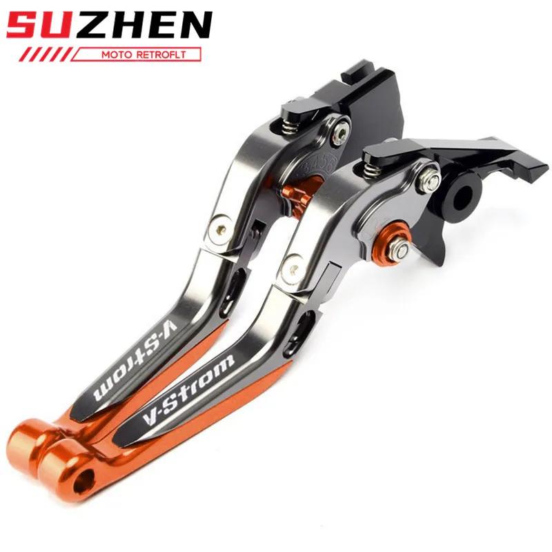 Leviers d'embrayage de frein pliables extensibles réglables pour moto, poignée pour DL650 V-Strom XT