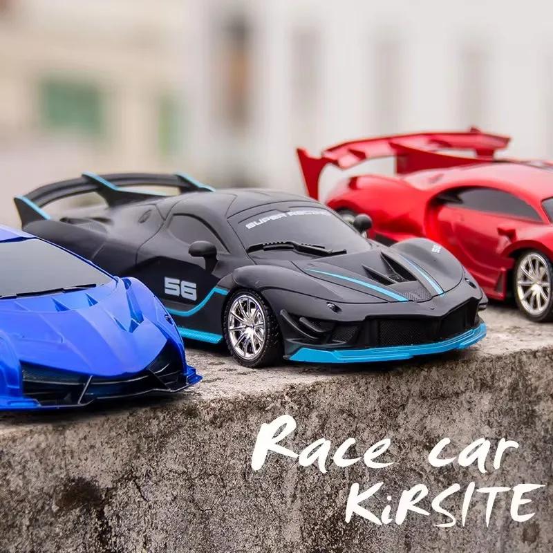 Voiture RC 2.4G 4CH télécommande 1:18 avec lumière LED voitures de sport haute vitesse Radio dérive 