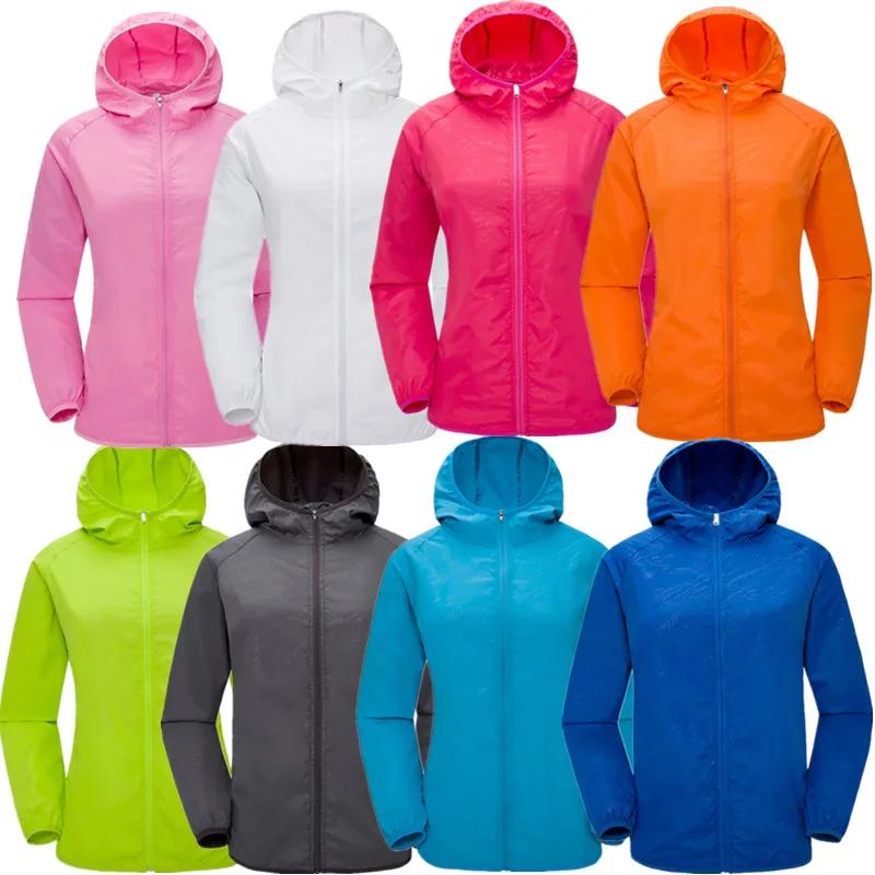 Veste de pluie de Camping pour hommes et femmes, vêtements de Protection solaire imperméables, vêtem