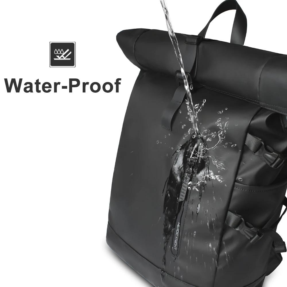 Heroic Knight sac à dos pour hommes sac à dos étanche à roulettes femmes voyage extensible USB charg