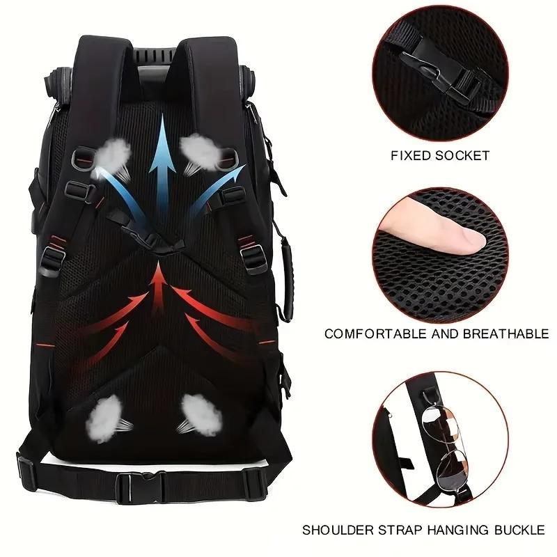Sac à dos de voyage pour homme, sac à dos décontracté pour homme pour voyage, grand sac à dos de voy
