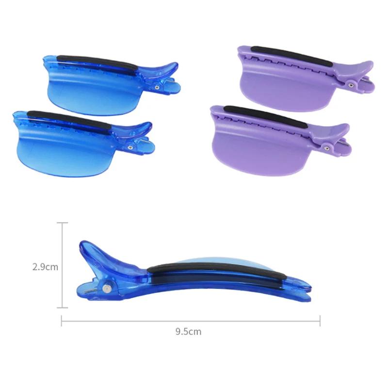 Clips de séparation faciles/vitesse, Clips de séparation de couleur bleue pour Extension de cheveux