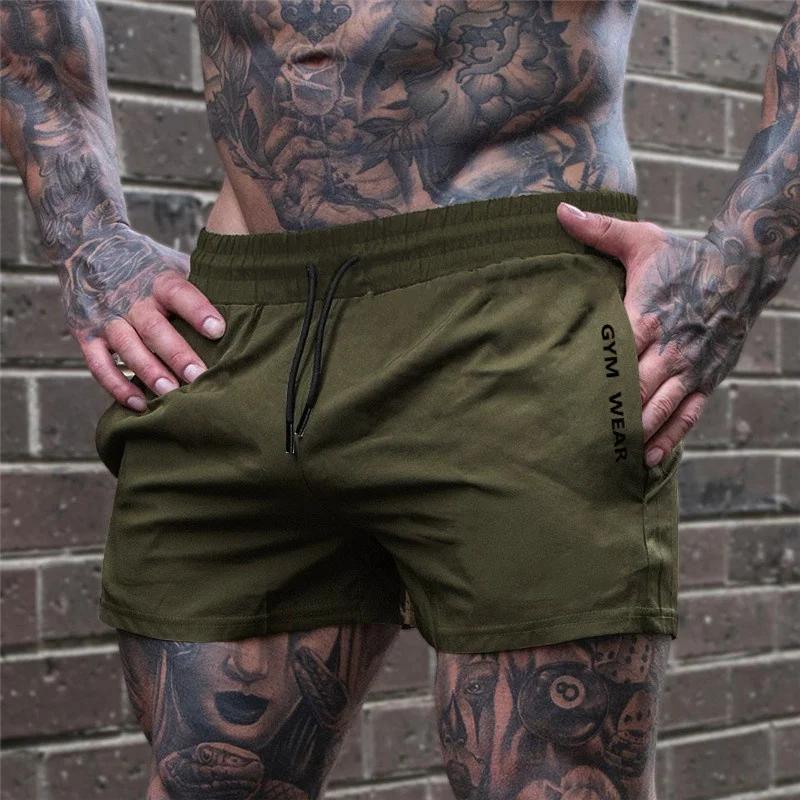 2024 été Gym Fitness hommes Shorts pantalons de survêtement mince mode hommes Marathon course Shorts