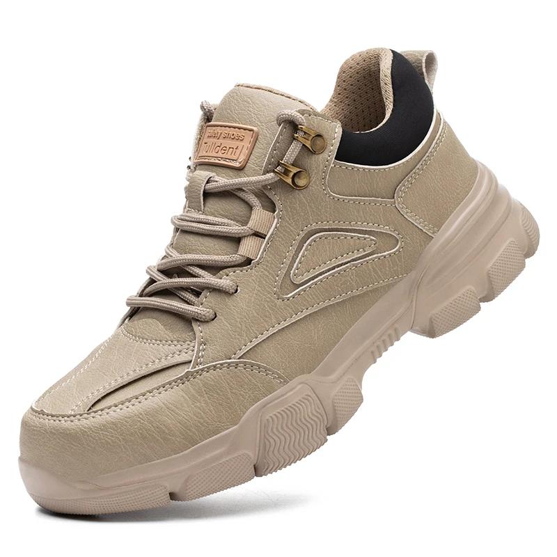 Chaussures de sécurité pour hommes, bottes de sécurité pour hommes, chaussures de travail Anti-écras