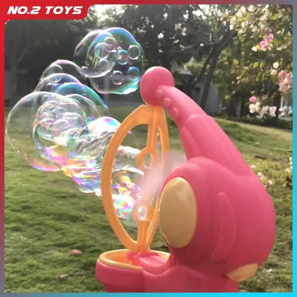 Pistolet à bulles automatique à grandes bulles, avec jouets liquides, Machine à savon, jouet de jeu 