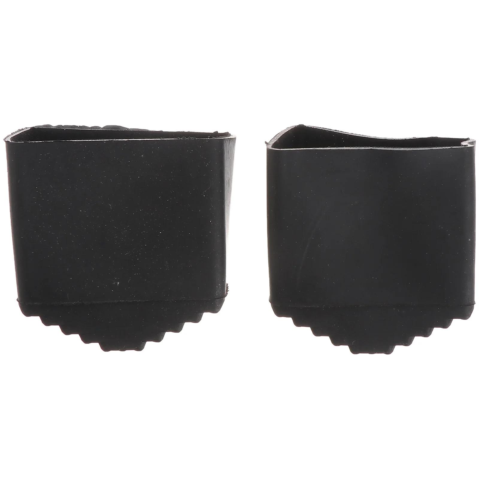 Couvre-pieds d'échelle en caoutchouc, 2 pièces, coussinets antidérapants, pieds de meubles pliables,