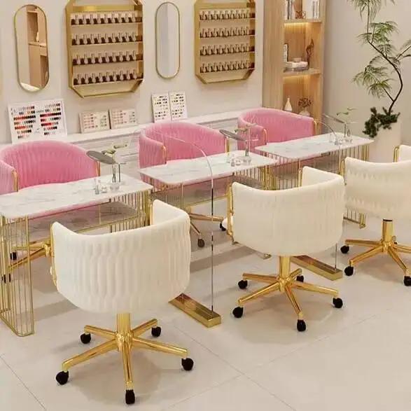 Chaise de vestiaire coiffeuse tabouret nouvelle chaise de maquillage étude ordinateur dos artisanat